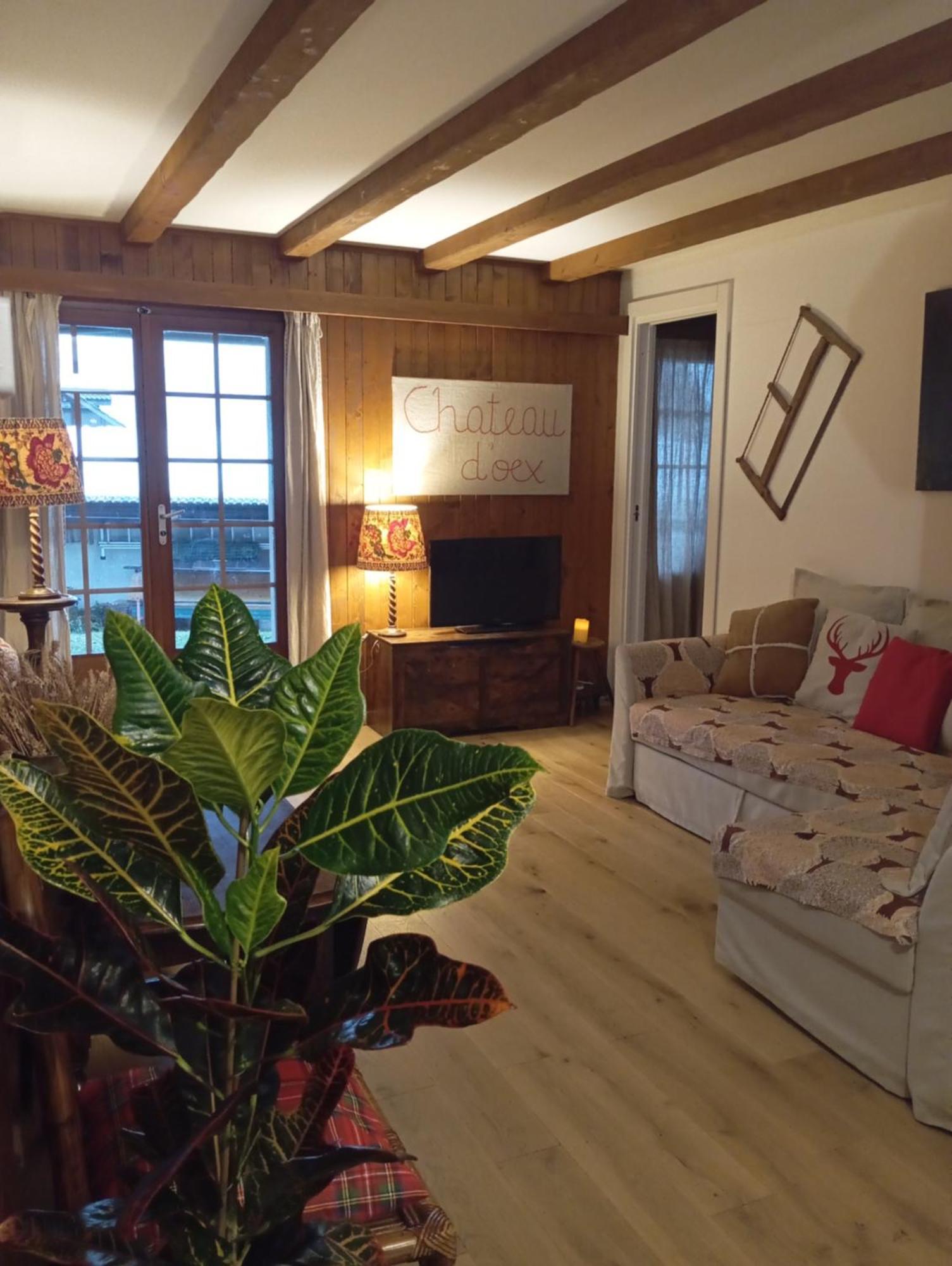 Cozy Apartment In The Heart Of The Alps Chateau-d'Oex Exterior photo
